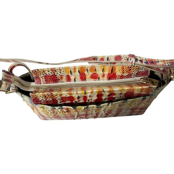 BRAHMIN Melbourne Leather  Hillary Crossbody In Celebrate - Picture 12 of 16